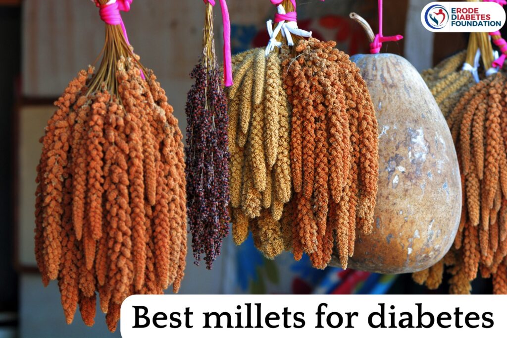 Best millets for diabetes & millet  recipes to control sugar level