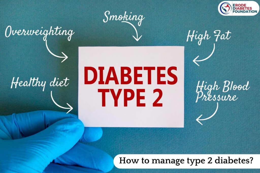 How to manage type 2 diabetes? List the tests