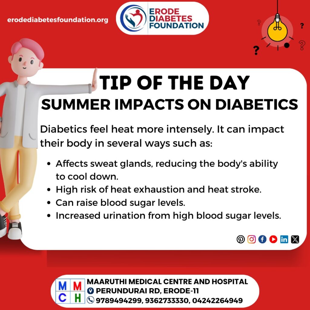 How does diabetes impact your life in the summer?