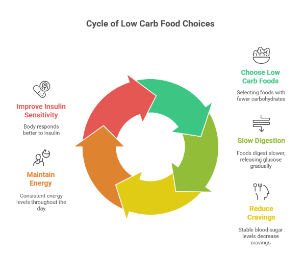 Low Carb Food Choices for Better Sugar Control Daily