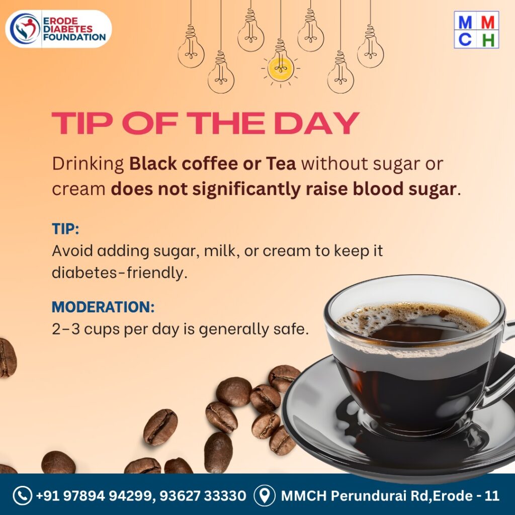 tip of the day avoid sugar in coffee and tea