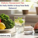 Diabetes Management Tips: Simple Daily Habits to Keep Your Body Balanced